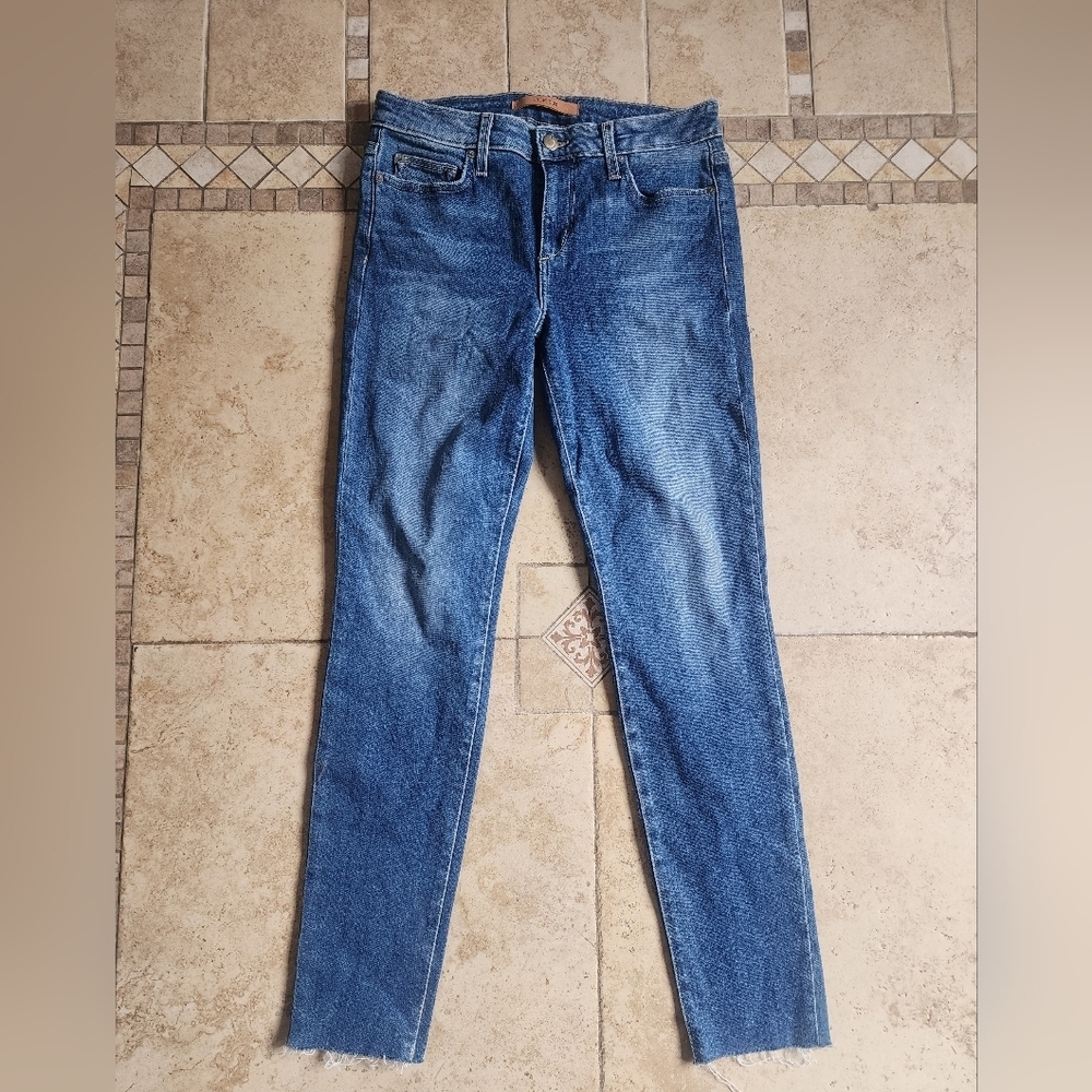 Joe's Jeans Women's Distressed Blue Skinny Jeans